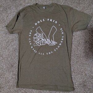 Doll Skin Rubi Army Green Shirt Size S